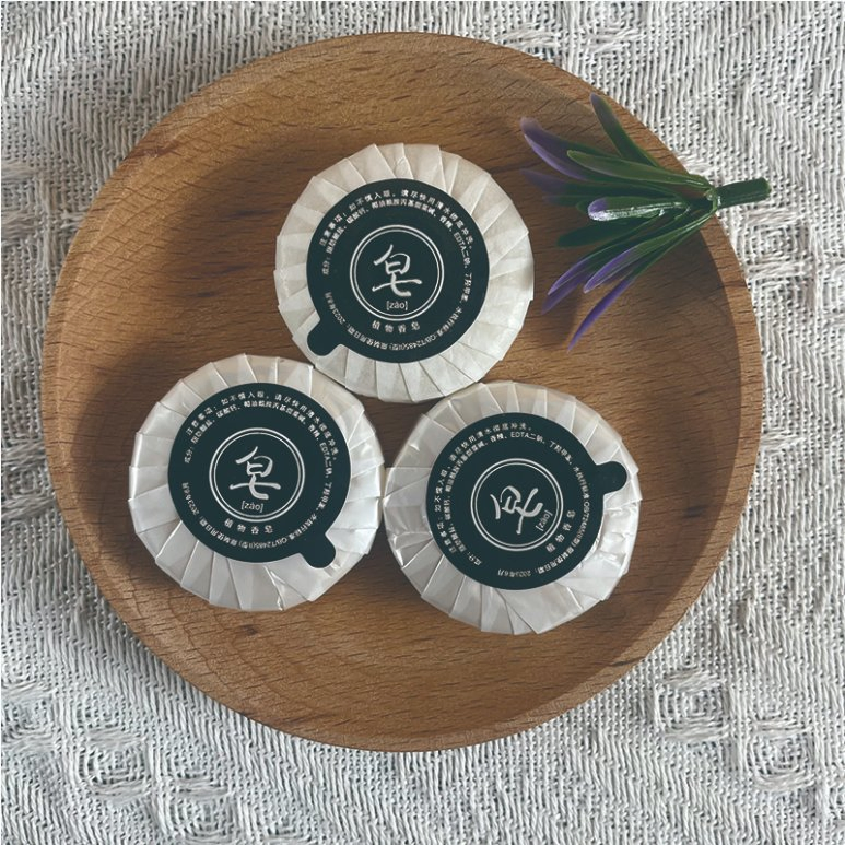 Mini Hotel Round Soap with Customized Scents