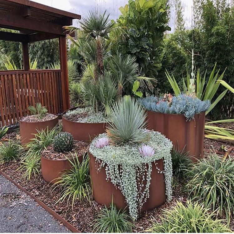 Rusty Garden Edging for Separation/Corten Steel Garden Edging