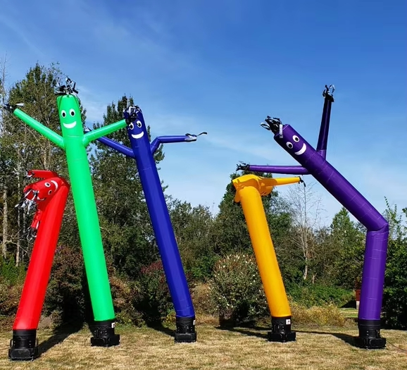 Outdoor Inflatable Sky Dancer Nylon Inflatable Man Dancing Waving Inflatable Tube Guy