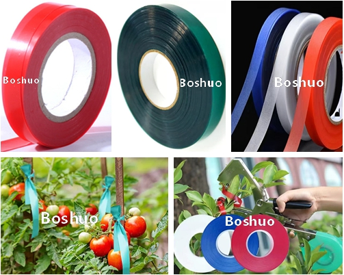 China Supplier Garden Tapetool Wire Tie Tool PVC Tying Tape Good Price 0.10mm 0.11mm 0.12mm 0.15mm 0.20mm