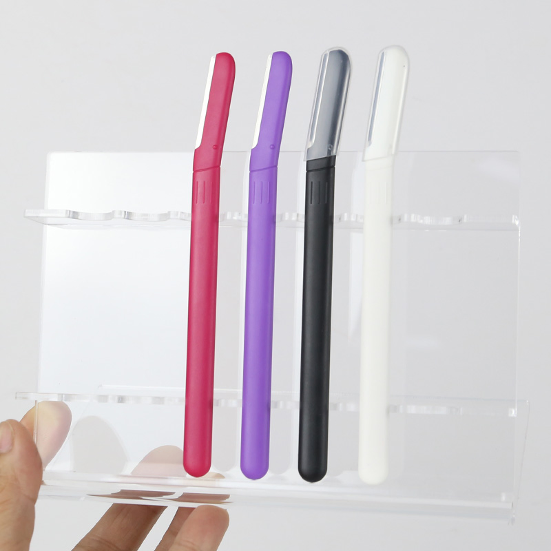 Precision Stainless Steel Eyebrow Razor for Flawless Arches