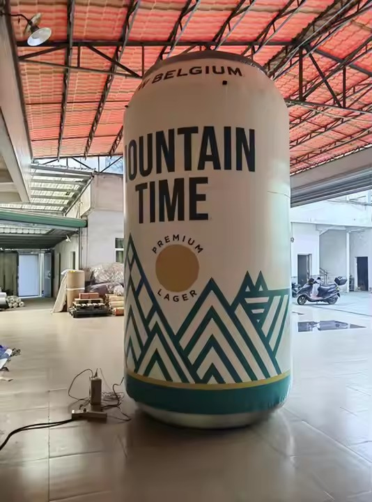 Boyi Inflatable Bottle Can Advertising Inflatable Beer Can for Sale