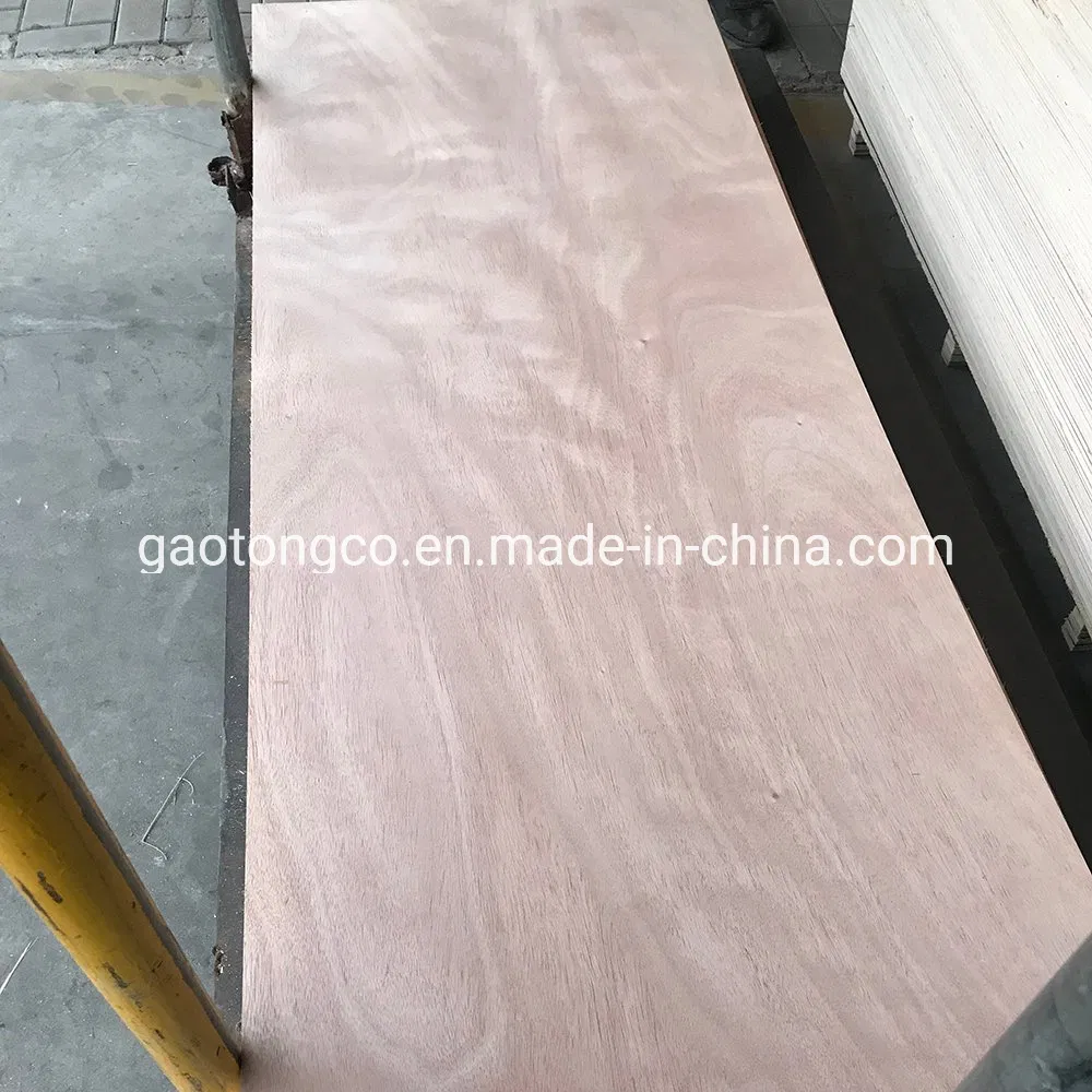 915*2135*3mm Poplar Core Okoume Plywood Door Skin Panel for Interior Door