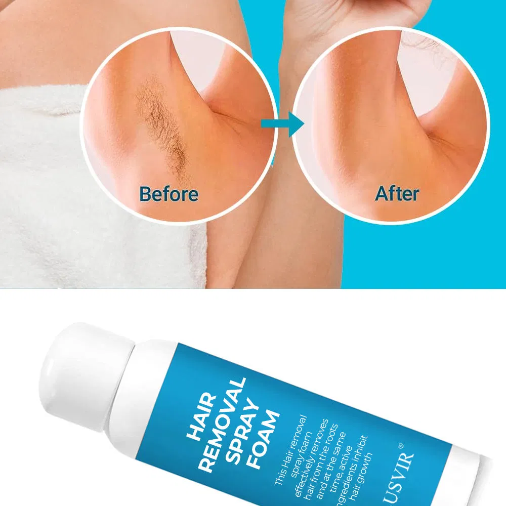 Natural Hair Removal Spray Foam Smoothing and Painless for Men & Women