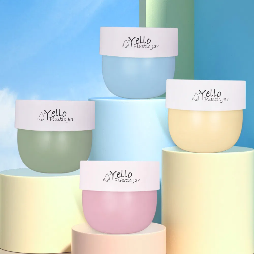 Customizable Plastic Cream Jars for Body Care Products