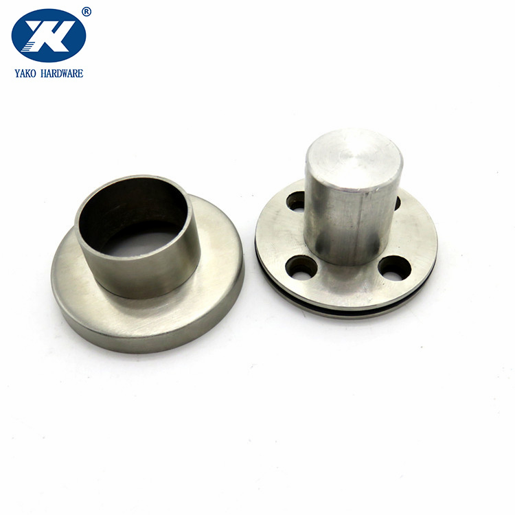 Stainless Steel Toilet Partition Small Wall Mounted Flange Washroom Partition Fitting