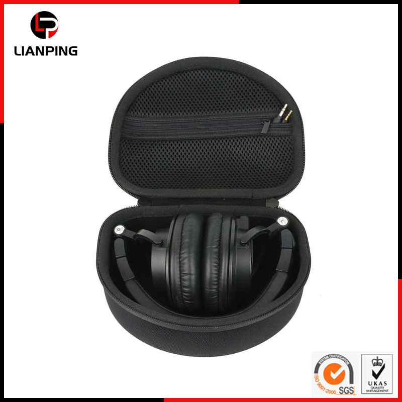 Custom Hard Shell Protective Shockproof Travel Carrying EVA Headphone Storage Case