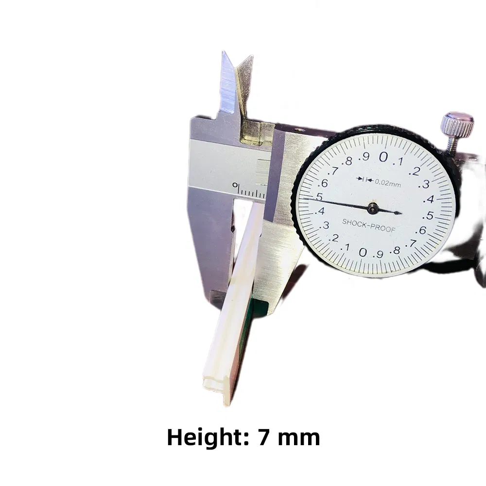 F-Shaped Profile UPVC Window Edge Guard Trim Compatible with UHMWPE Materials
