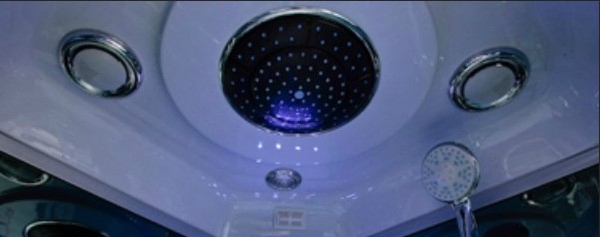 Massage Simple Glass Bathroom Sauna Steam Shower Cabin (TL-8807)