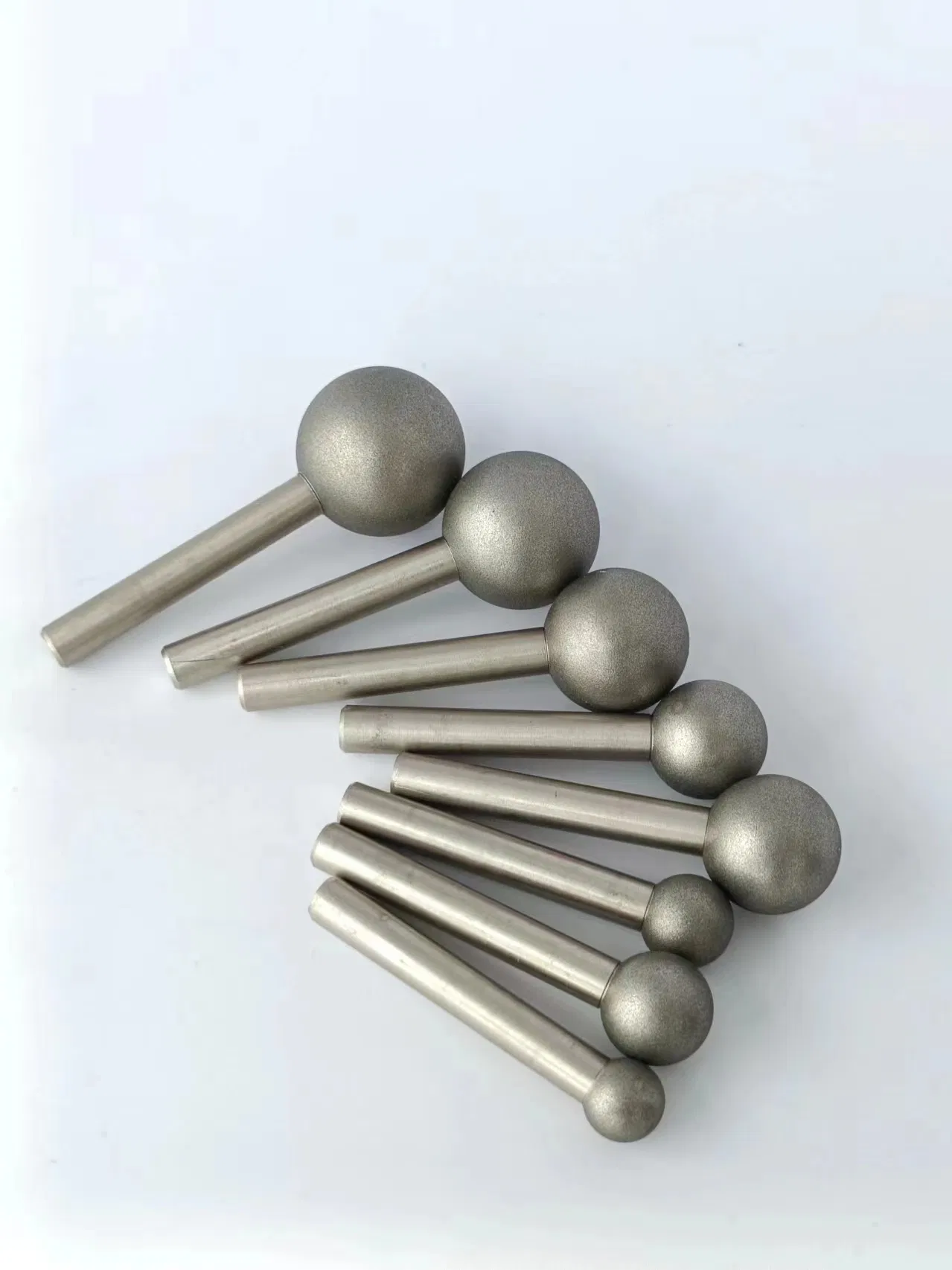 Diamond Coated 20mm Spherical Head Mounted Point Grinding Bit