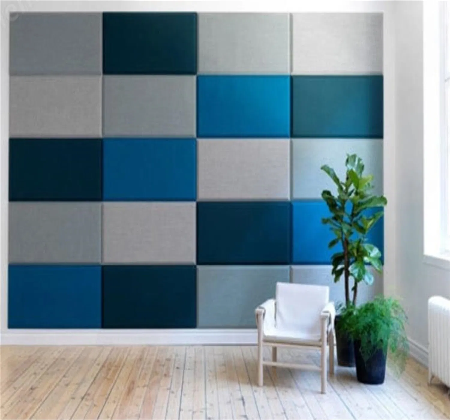 Fiberglass Board Acoustic Ceiling Panels 2X2 with Acoustic Term Material for Ceiling
