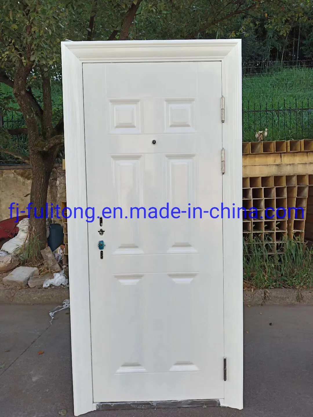 China Supplier House Front Door Designs Steel Entry Exterior Security Steel Door