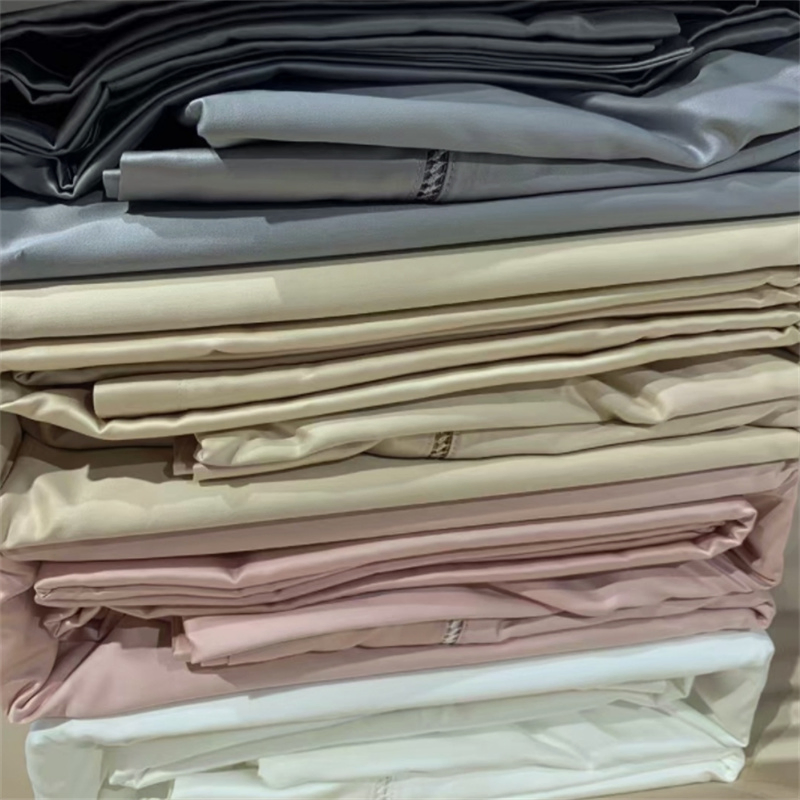 Satin Stripe 100% Egyptian Cotton 400tc Hotel Quality Duvet Cover Set