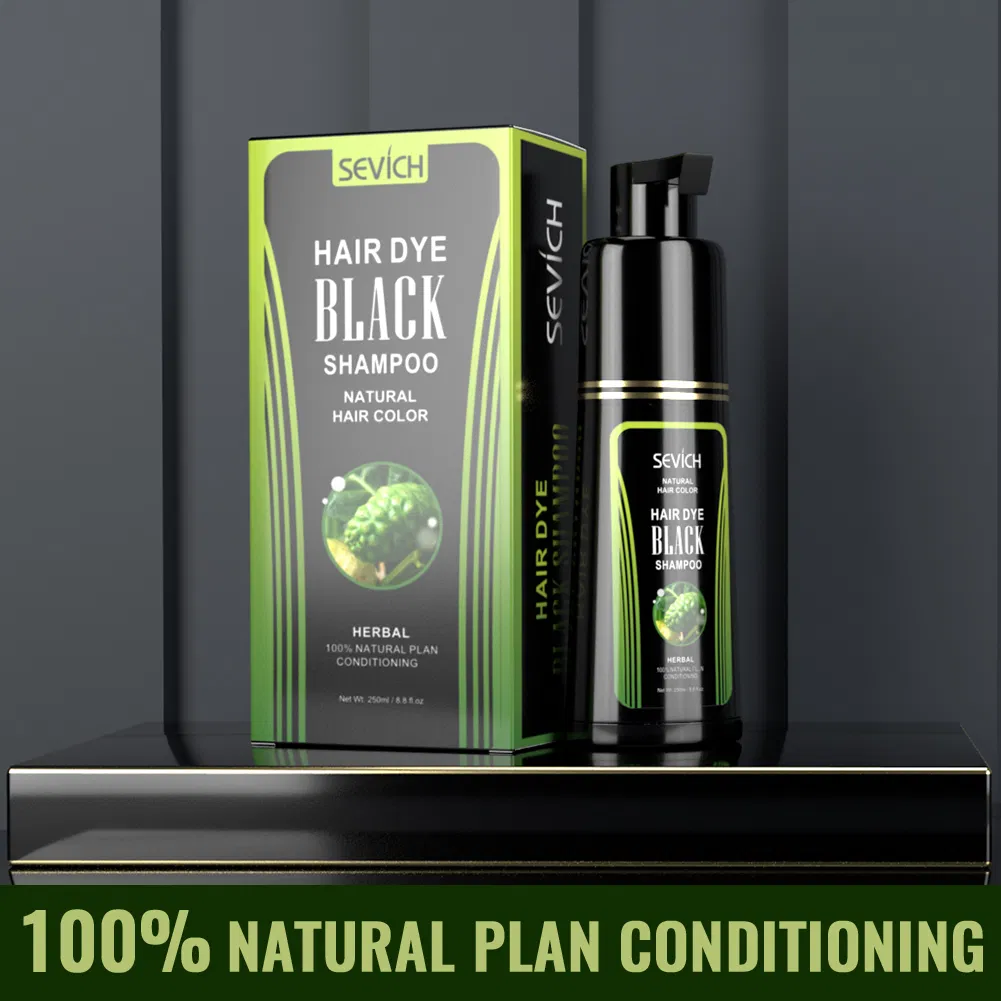 No Side Effect Natural Hair Black Shampoo for Black Women