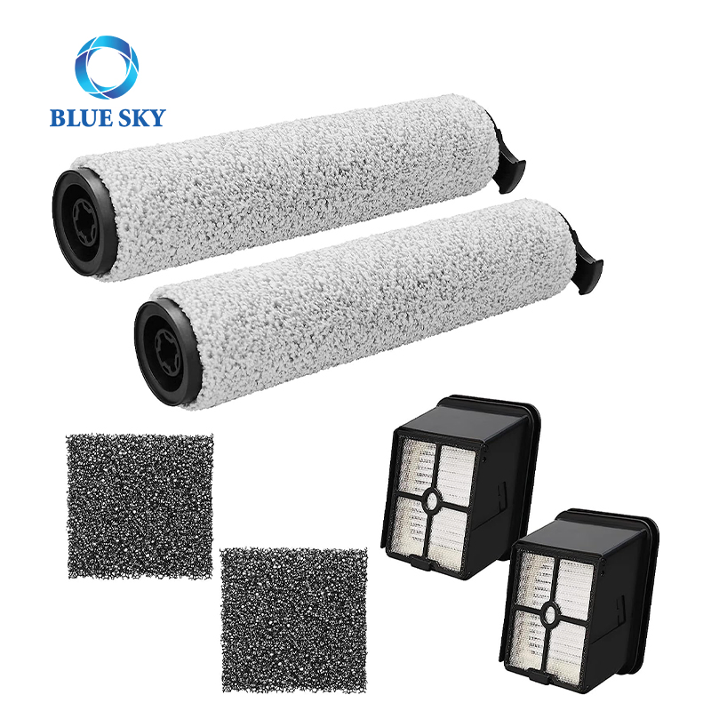 Roller Brush HEPA Filter Accessories Kit 1630733 Fit for Bissell Turboclean Hard Floors 3548 Redkey W12 Wet Dry Cordless Vacuum