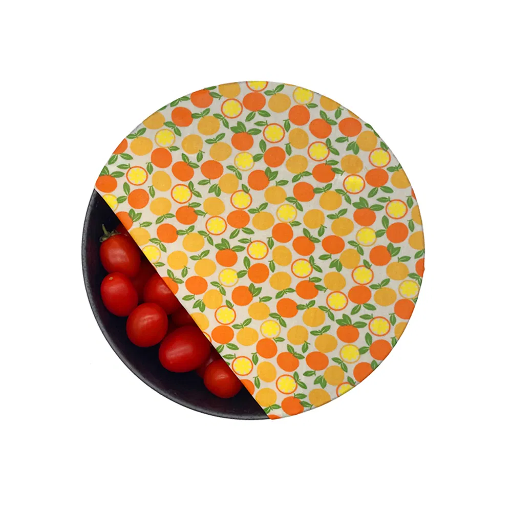 Custom Design Reusable Biodegradable Beeswax Food Wrap