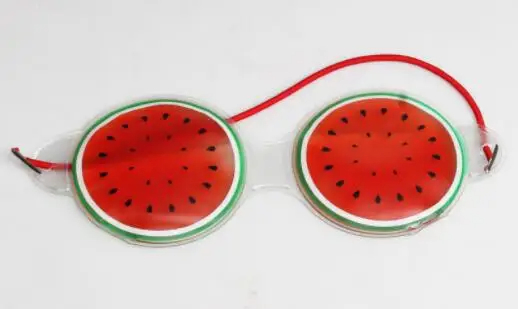 Kiwi Fruit Design Reusable Cute Cooling Eye Mask Cold Pack for Therapy