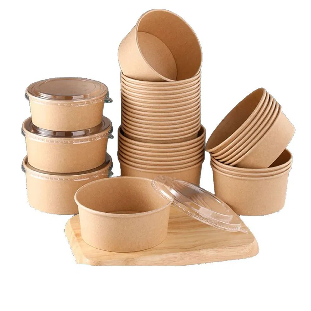 Бумажные тарелки и миски с логотипом для десертов и снеков