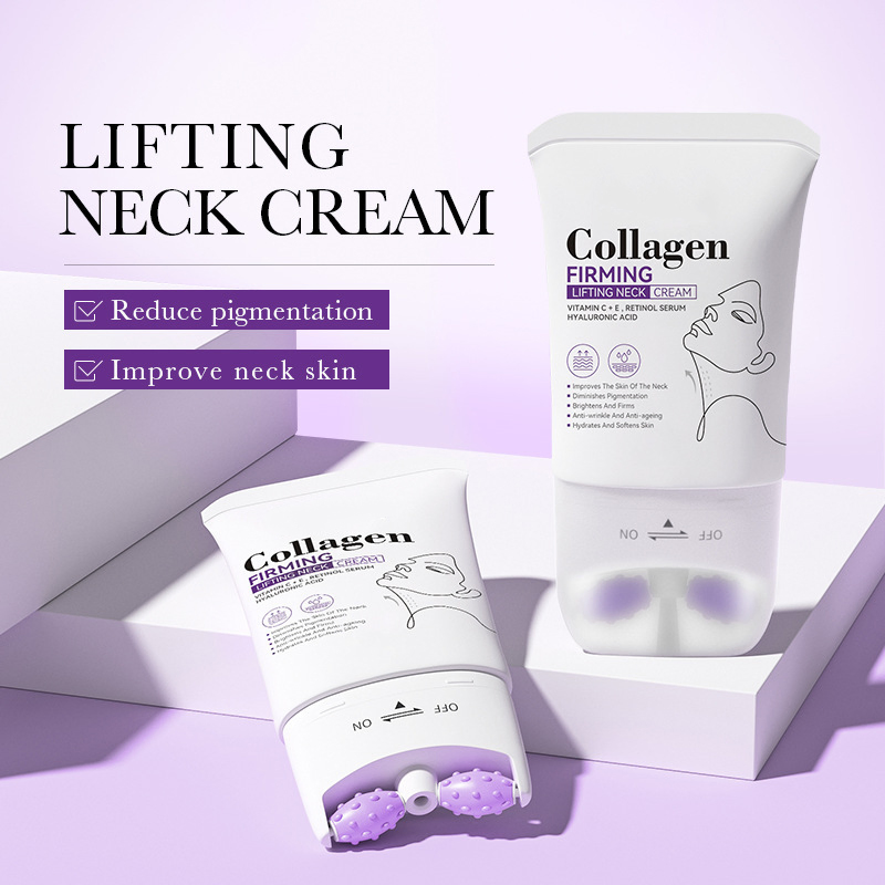 Custom Logo Organic Neck Care Anti-Wrinkle Anti-Aging Moisturizing Lifting Firming Whitening Nourishing Retinol Collagen Neck
