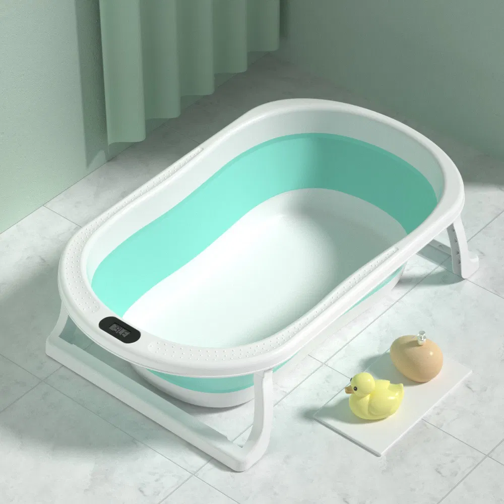 Складная детская ванночка с датчиком температуры
