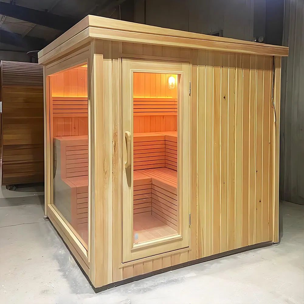 Design Computer Control Stove Sauna Hemlock Wood Sauna House