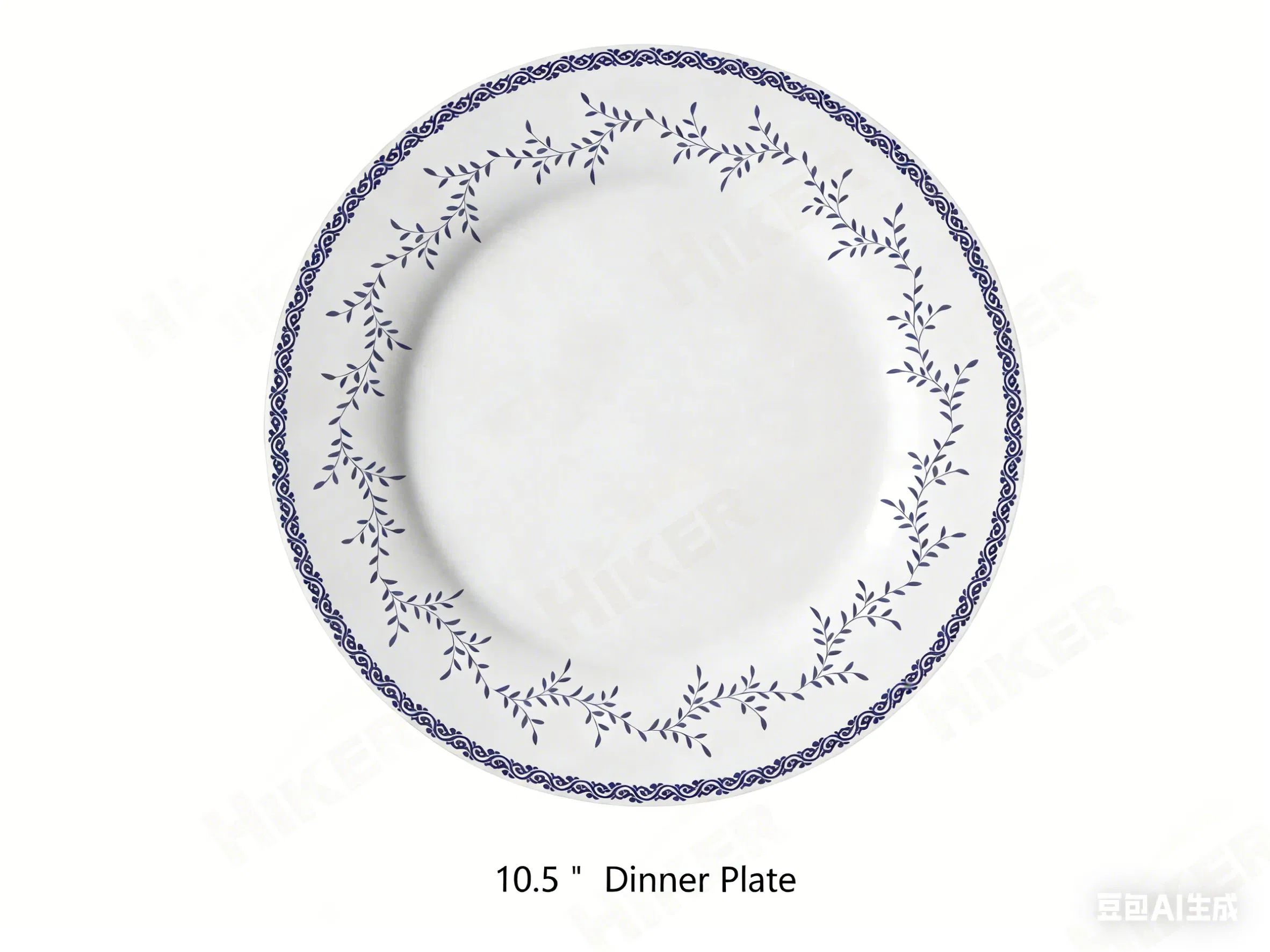 Столовый сервиз Blue Floral Fine China, 11-20 предметов