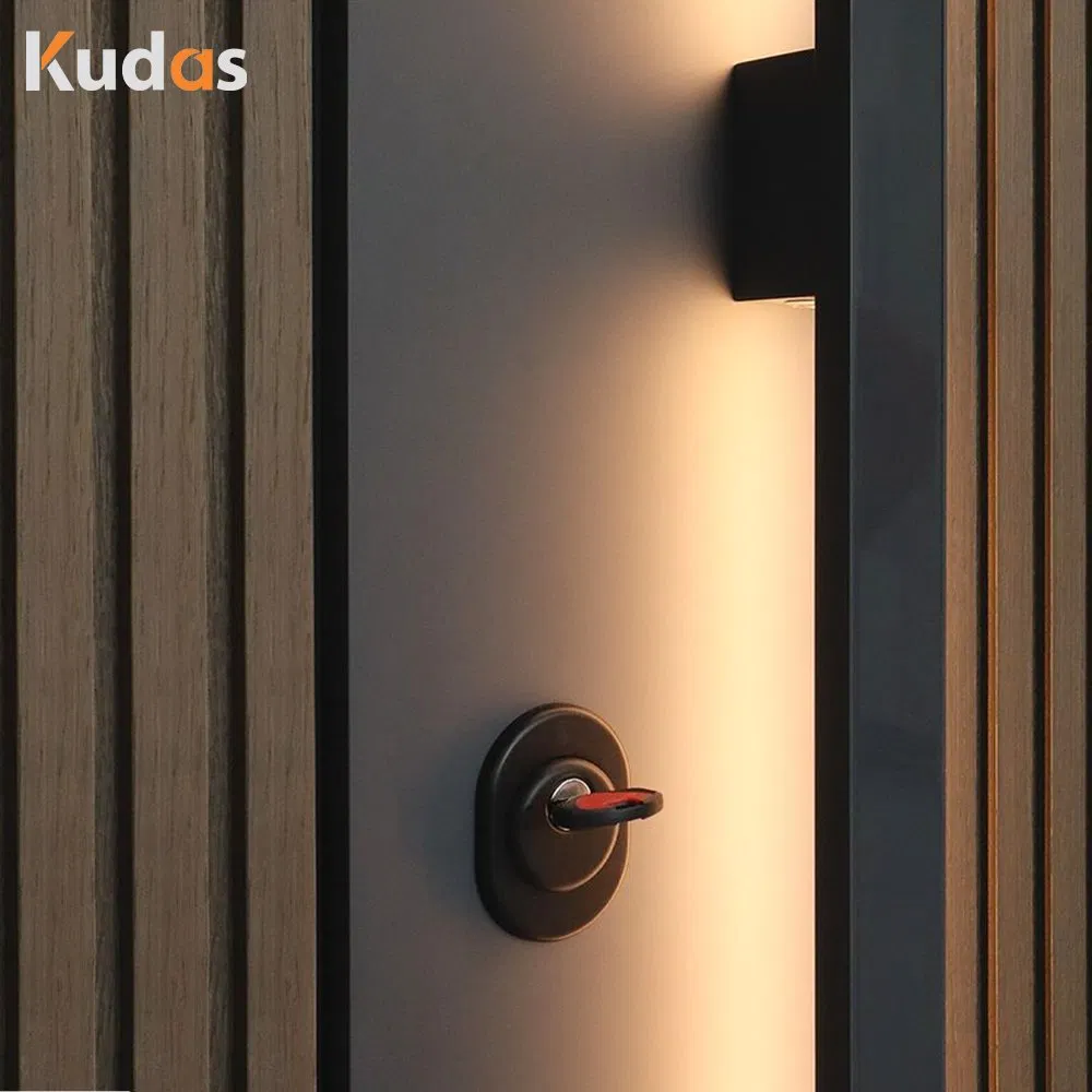 Kudas Modern Hotel Villa Commercial Main Doors Entrance Exterior Security Steel Wooden Door