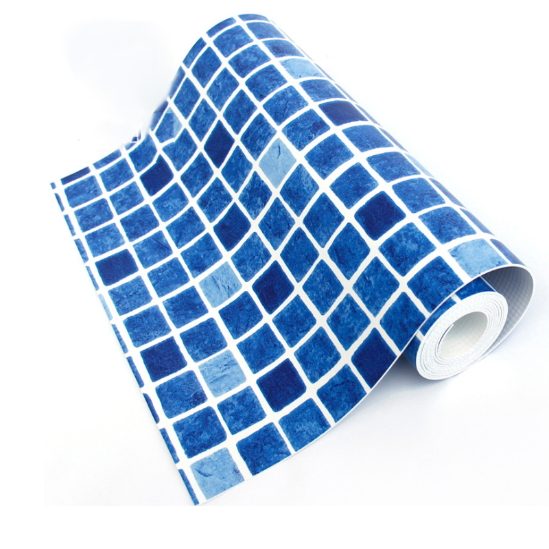 1.5 mm Pool Vinyl Liner Reinforced UV Resistance Blue PVC Swimming Pool Liner