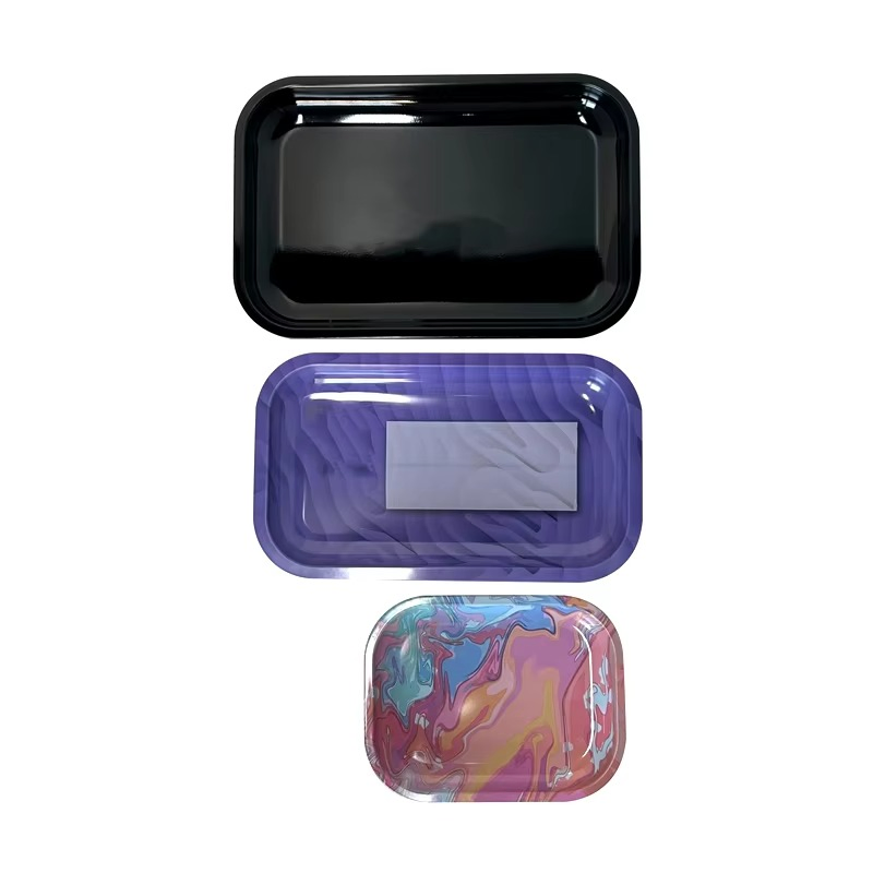 Portable Contemporary Durable Metal Rolling Tray for Commercial Use