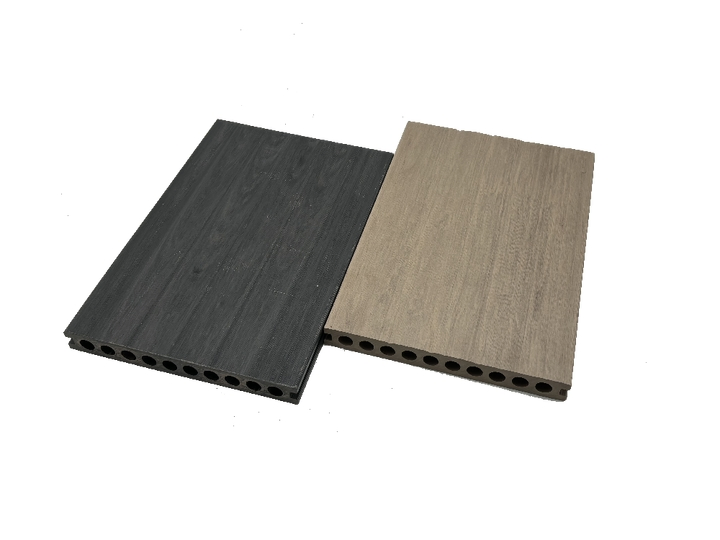 Modern Design Outdoor Flooring Adjustable WPC Decking Wood Plastic Composite Brushed Wood Grain Outdoor Flooring