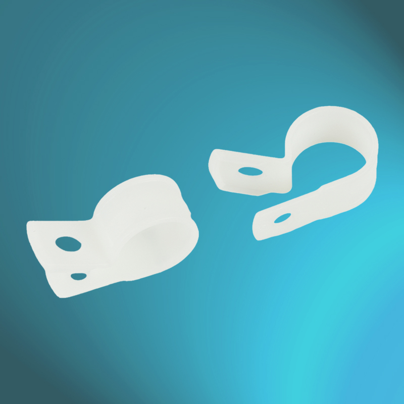 Chinese Direct Factory R Type Plastic Nylon PA66 Cable Clamps