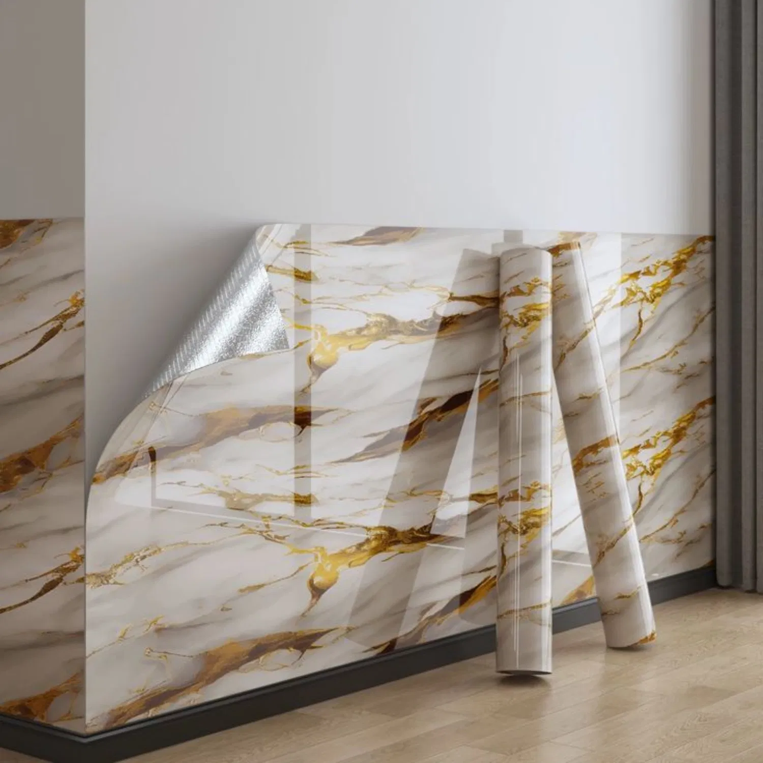 Recyclable Self-Adhesive Wallpaper IXPE Wall Stciker