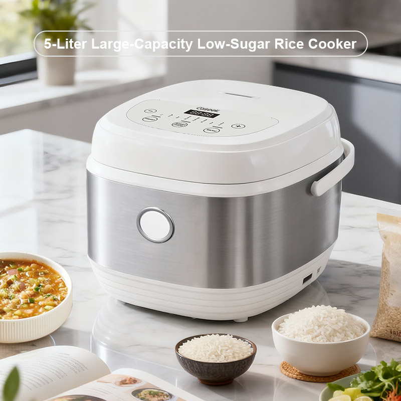 3L/4L/5L Stainless Steel Rice Cooker Big Capacity Cooker for Family Use