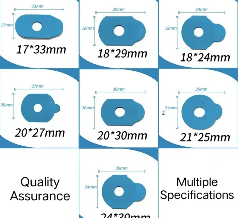 Good Quality Lens Polishing Blocking Pads for Optical Glasses Lens Edging with Double Sided Adhesive Tape