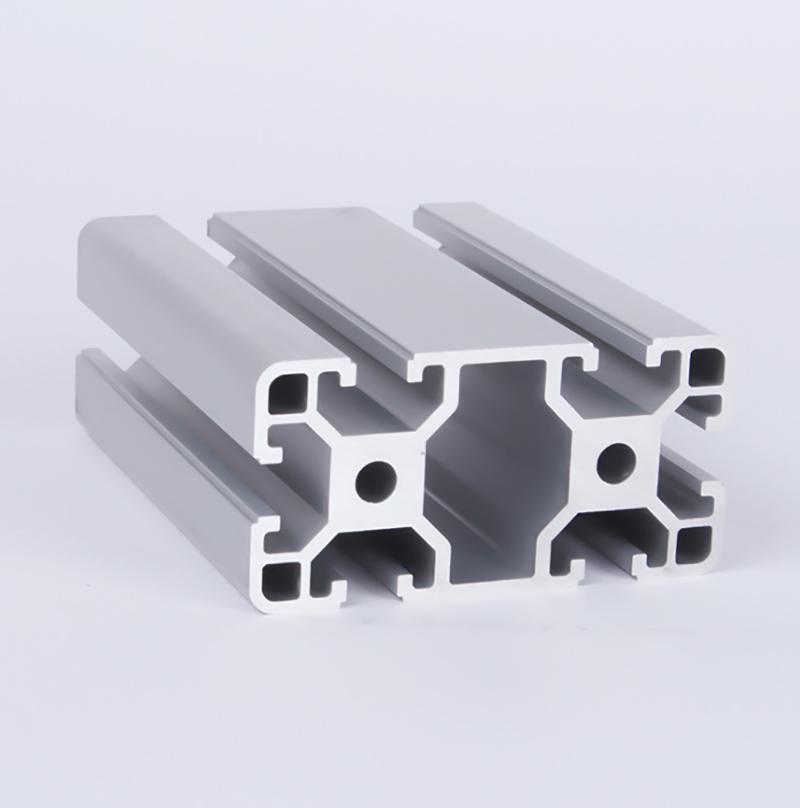Алюминиевый профиль 4080 промышленный, серебристый, с анодированием