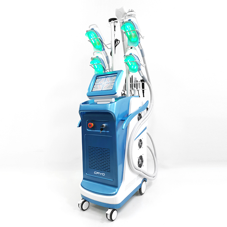 360 Fat Freeze Cryolipolysis Cool Body Sculpting Machine Cryo Therapy for Weight Loss Cellulite Reduction RF Technology for Face Double Chin