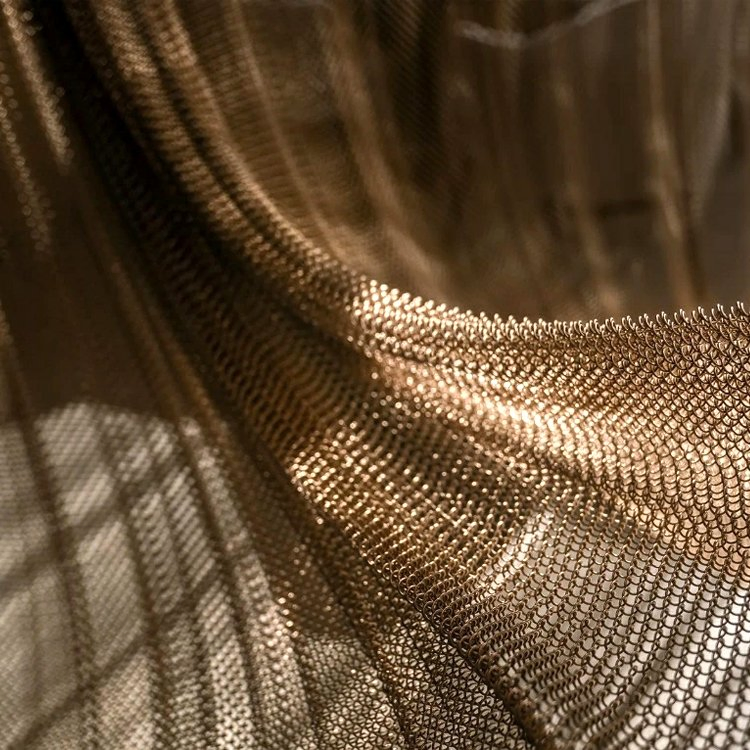 Decorative Metal Mesh Partitions for Architectural Interior Decoration