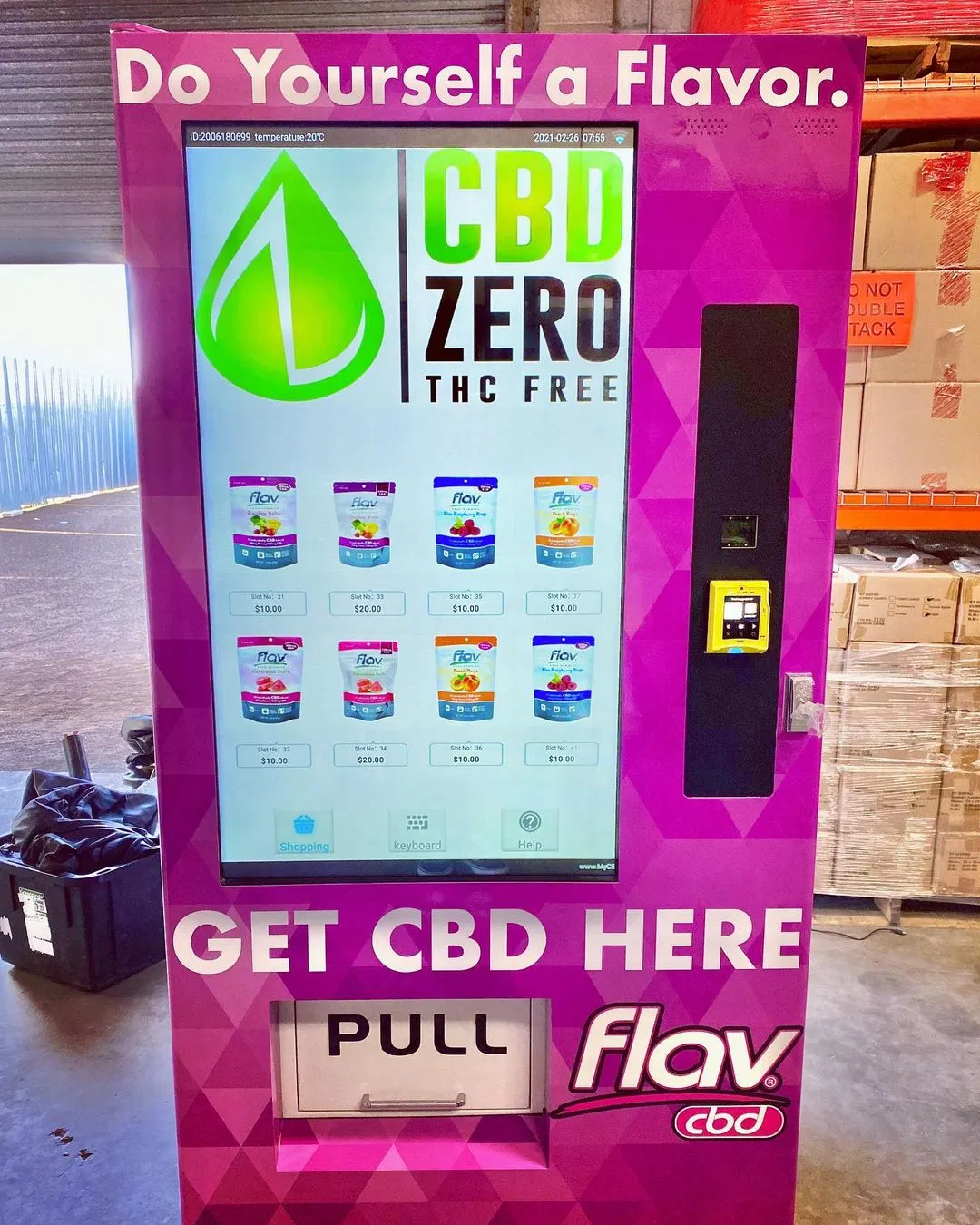 Tcn Age Verification Vending E Cigarette Vape Pen Vending Machine with Video Screens