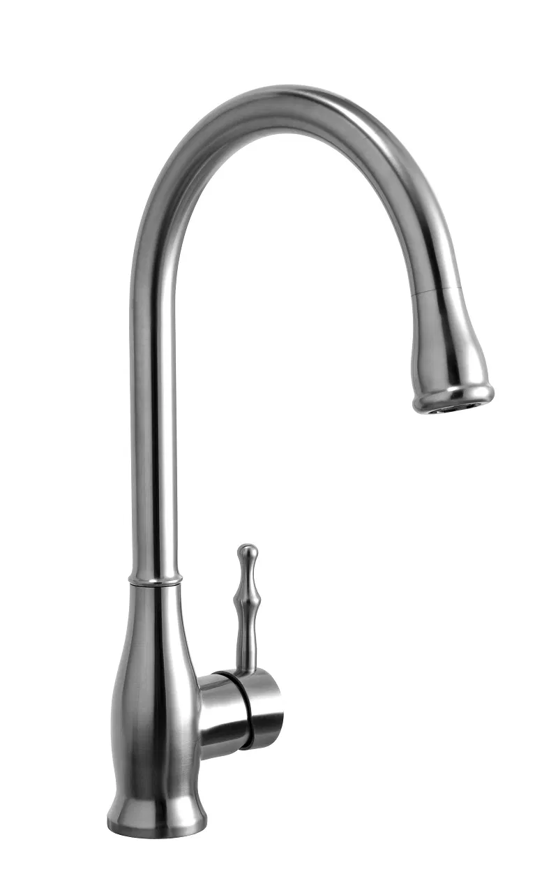 2015 Modern Kitchen Tap Stainless Steel Kitchen Faucet (058)