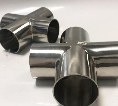 Stainless Steel Sanitary Welded Equal Cross