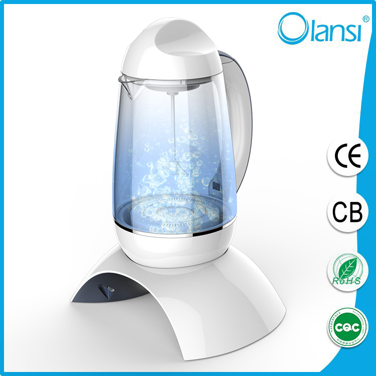 Digital Display Hydrogen Water Generator Pitcher, High H2 Content 1.3ppm Hydrogen Water Machine Jar
