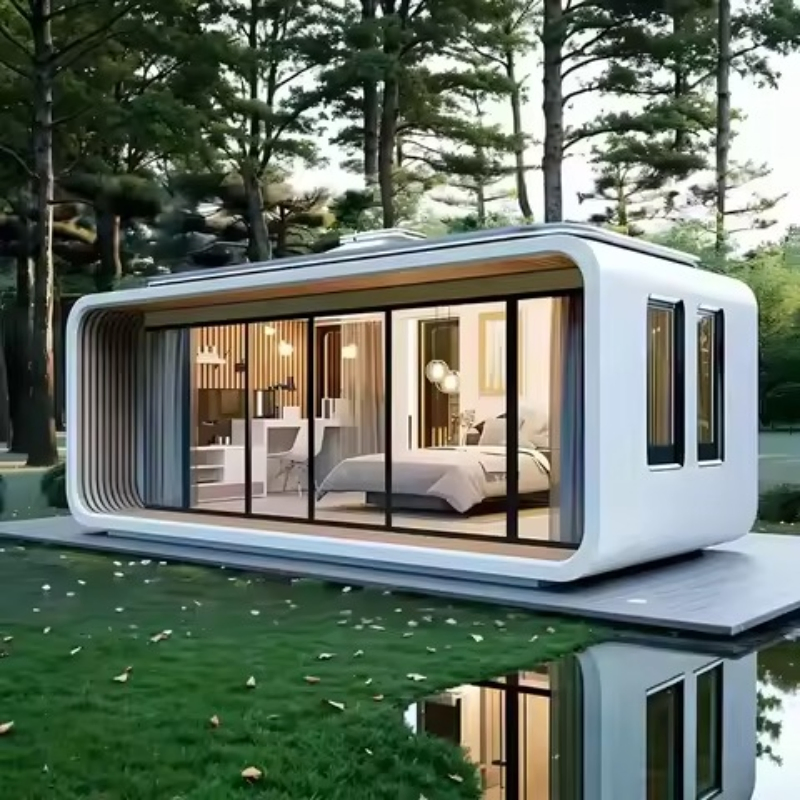 Modular Architecture Apple House Residential Living Module Supporting Smart Home Integration Prefabricated Cabin