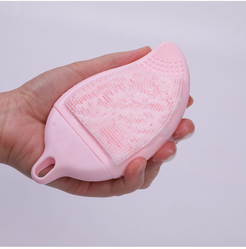 Silicone Facial Cleansing, Blackhead Removal, Hair Washing, Massage & Nasal Cleansing Soft Brush