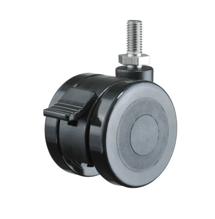 High Quality 2.5inch Medical Table PU Tread Castor Wheels with Brake