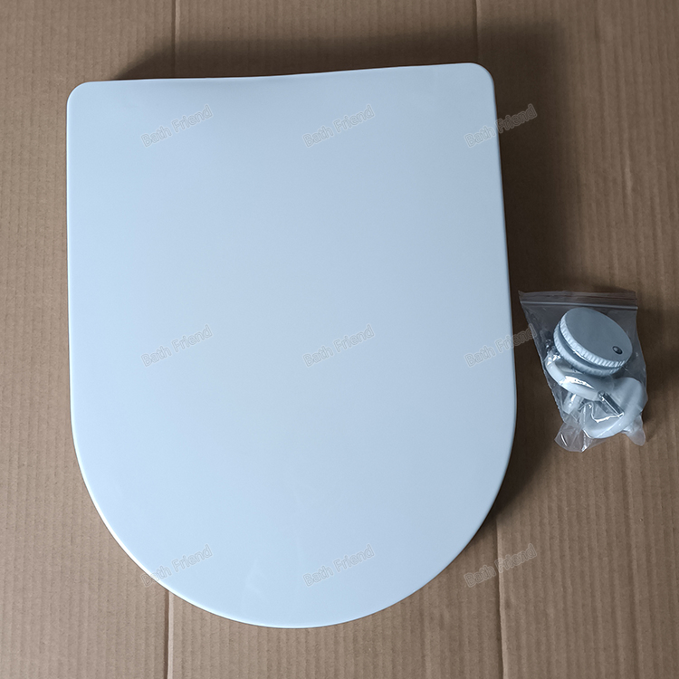 Factory Directly Made in China Fast Installation Bathroom Wc Fixing D-Shape PP Cover Toilet Seat
