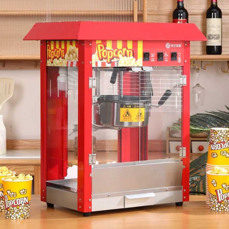 Quality Reliable Commercial Electric Long Life Small Roof Popcorn Machine for Retail Stores