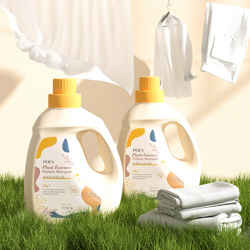 5kg OEM Fragrance Customized Service Eco Friendly Liquid Laundry Detergent