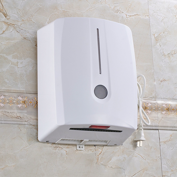 Mini Rechargeable Wall Mounted Hand Dryer Machine for Bathroom and Public Toilet