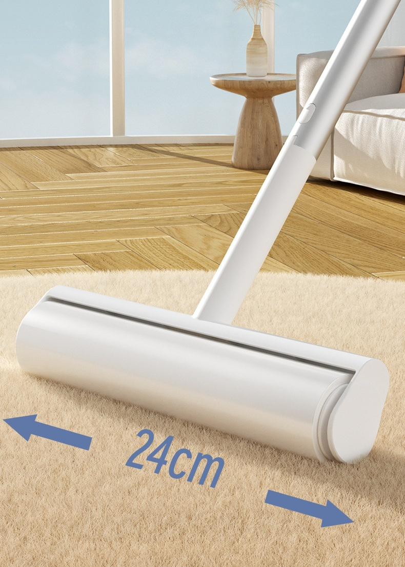 Paper Roll Sticky Hair Long Handle Sticky Hair Remover