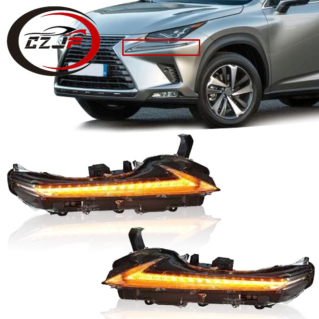 LED Daytime Running Lights with Sequential Turn Signal for Lexus NX200 (2015-2022)